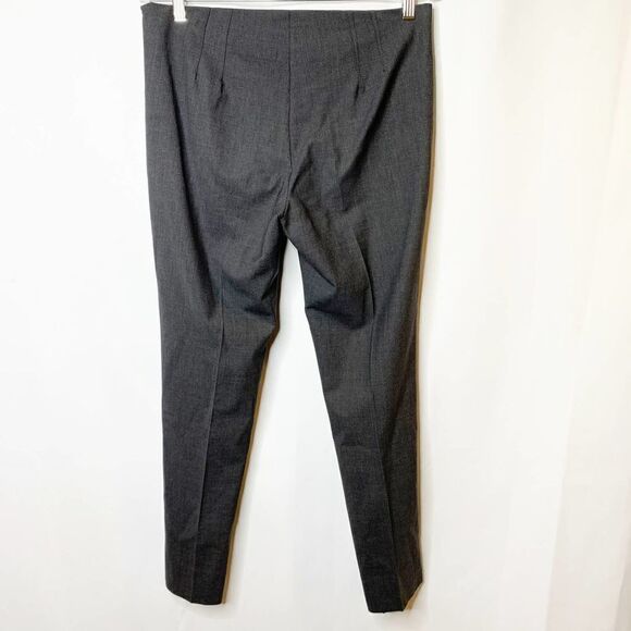 Theory Pants Womens Wool Blend Straight Trouser Pant Ladies Size 6 Gray - Picture 6 of 7